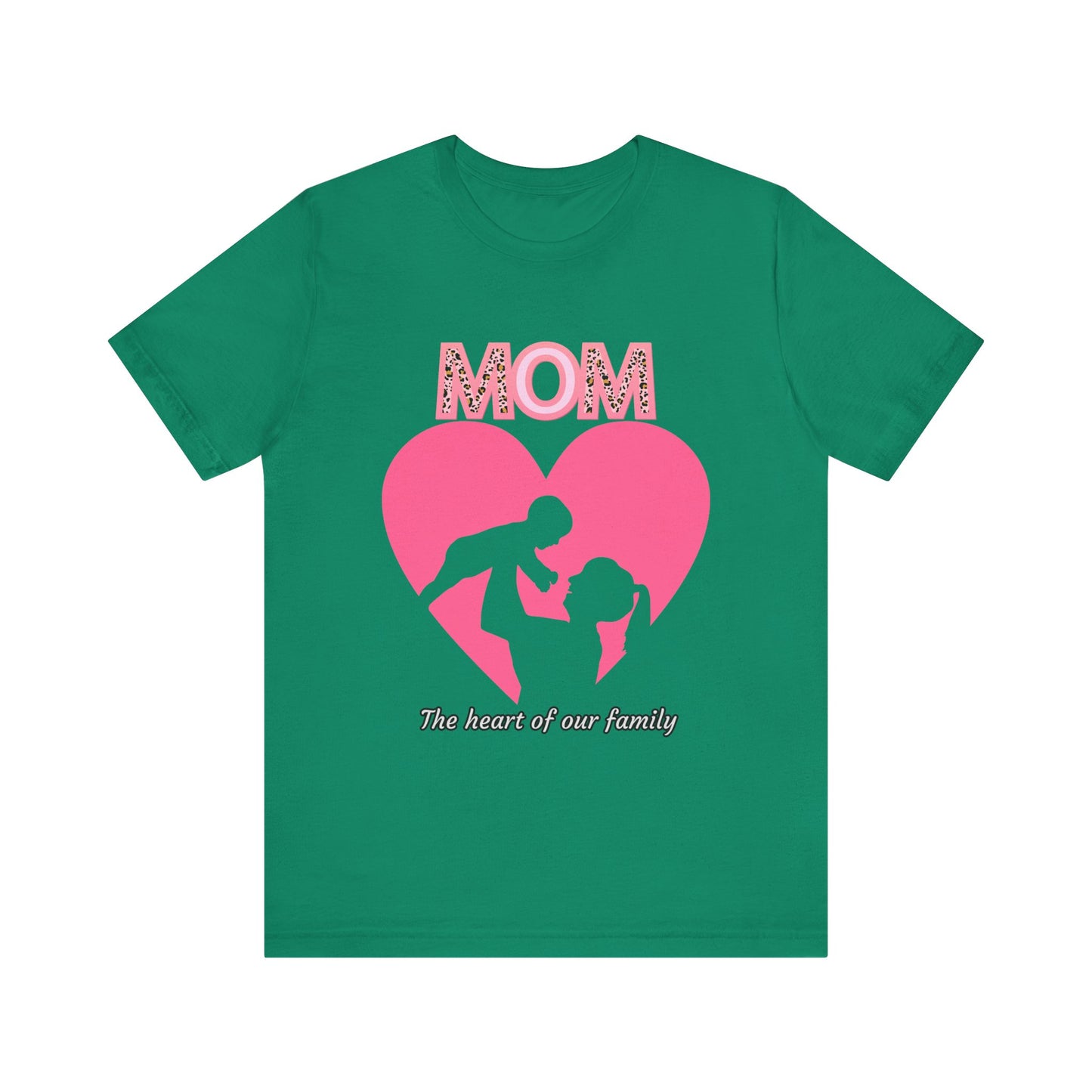 Mom Heart Unisex Tee | Gift for Mom, Mother's Day Shirt, Family Love T-Shirt, Heartwarming Apparel, Cute Mom Gift