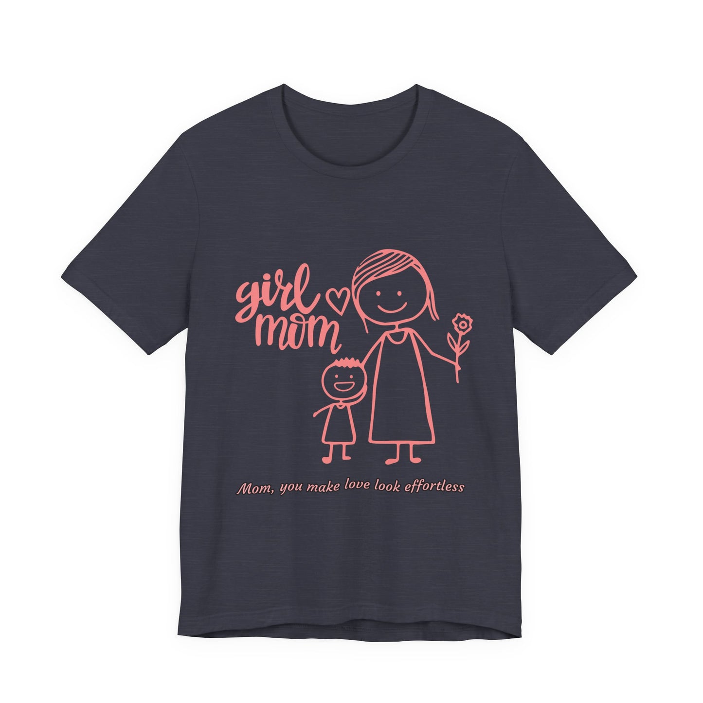 Mom Love Graphic Tee - Cute Mother's Day Gift, Family T-Shirt, Gift for Mom, Cute Apparel, Unisex Shirt