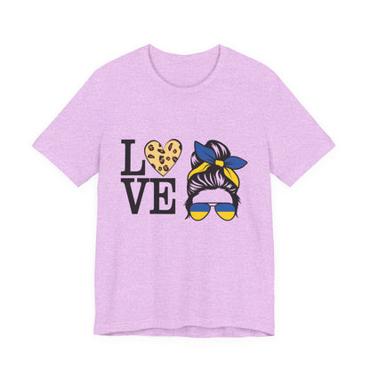 Stylish Love Graphic Tee, Casual Shirt, Gift for Her, Summer Fashion, Trendy Outfit, Valentine's Day, Birthday Gift