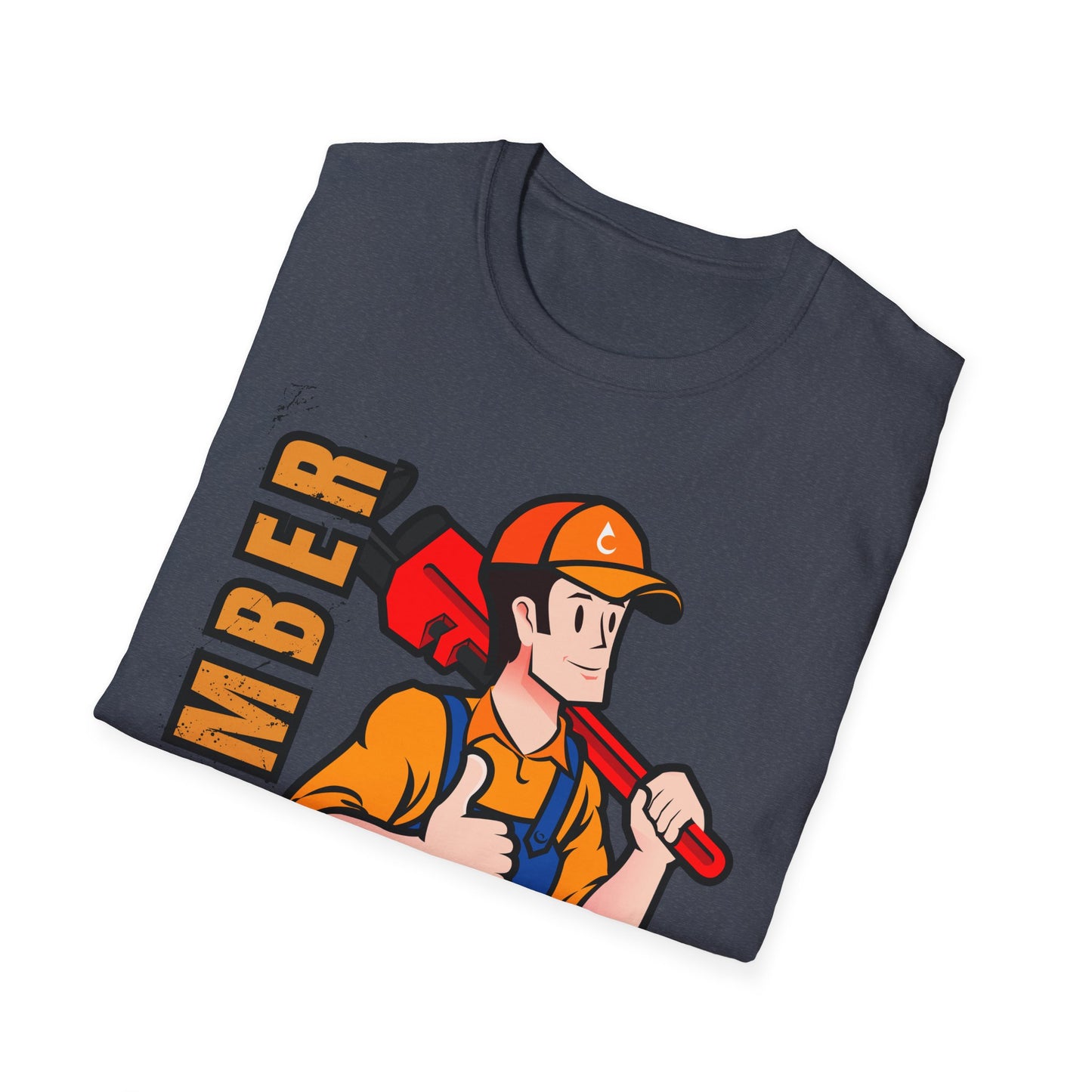 Plumber Fix Things T-Shirt, Casual Gift for Dads, Funny Work Top,, Unisex Softstyle Shirt, Plumbing Gift Idea
