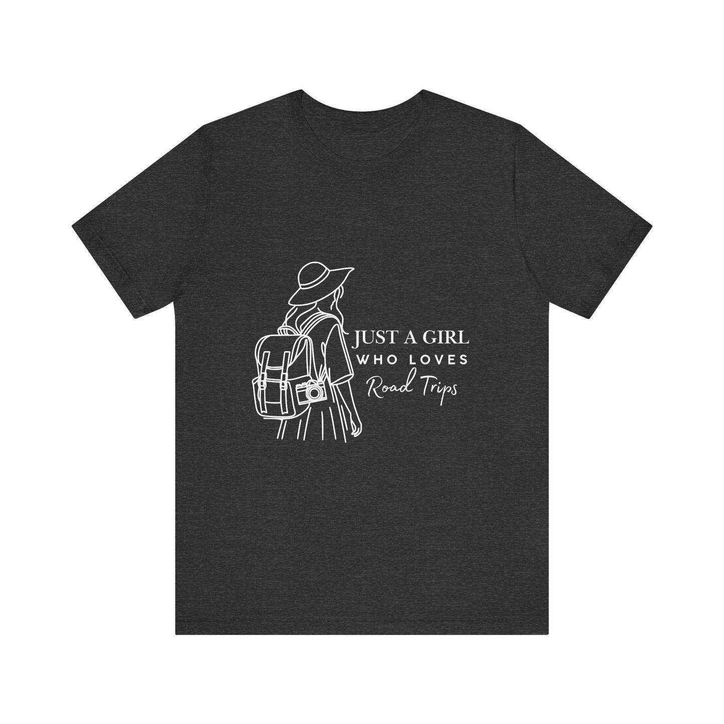 Adventure-Ready Tee for Girls | 'Just a Girl Who Loves Road Trips' | Travel Shirt, Vacation Outfit, Gift for Travelers, Summer [...]