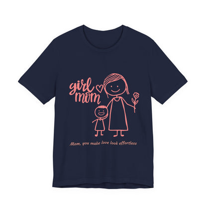 Mom Love Graphic Tee - Cute Mother's Day Gift, Family T-Shirt, Gift for Mom, Cute Apparel, Unisex Shirt