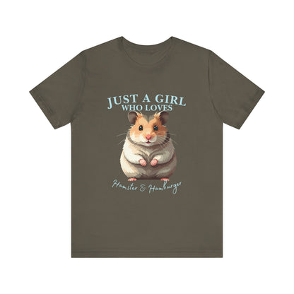 Cute Hamster Lover Tee, Unisex Jersey Short Sleeve Tee, Gifts for Animal Lovers, Pet Owner T-Shirt, Birthday Gift, Hamster Apparel