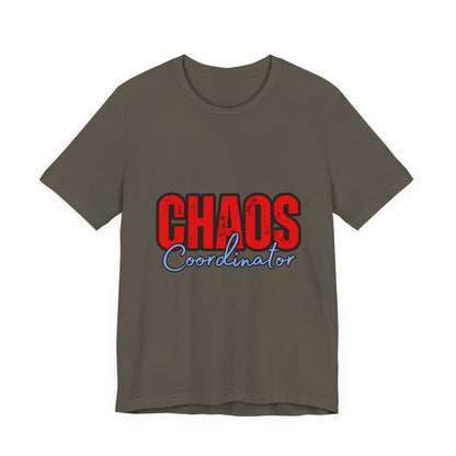 Chaos Coordinator Unisex Jersey Tee | Fun Everyday T-Shirt, Gift for Moms, Family Reunion Wear, Casual Style, Birthday Present