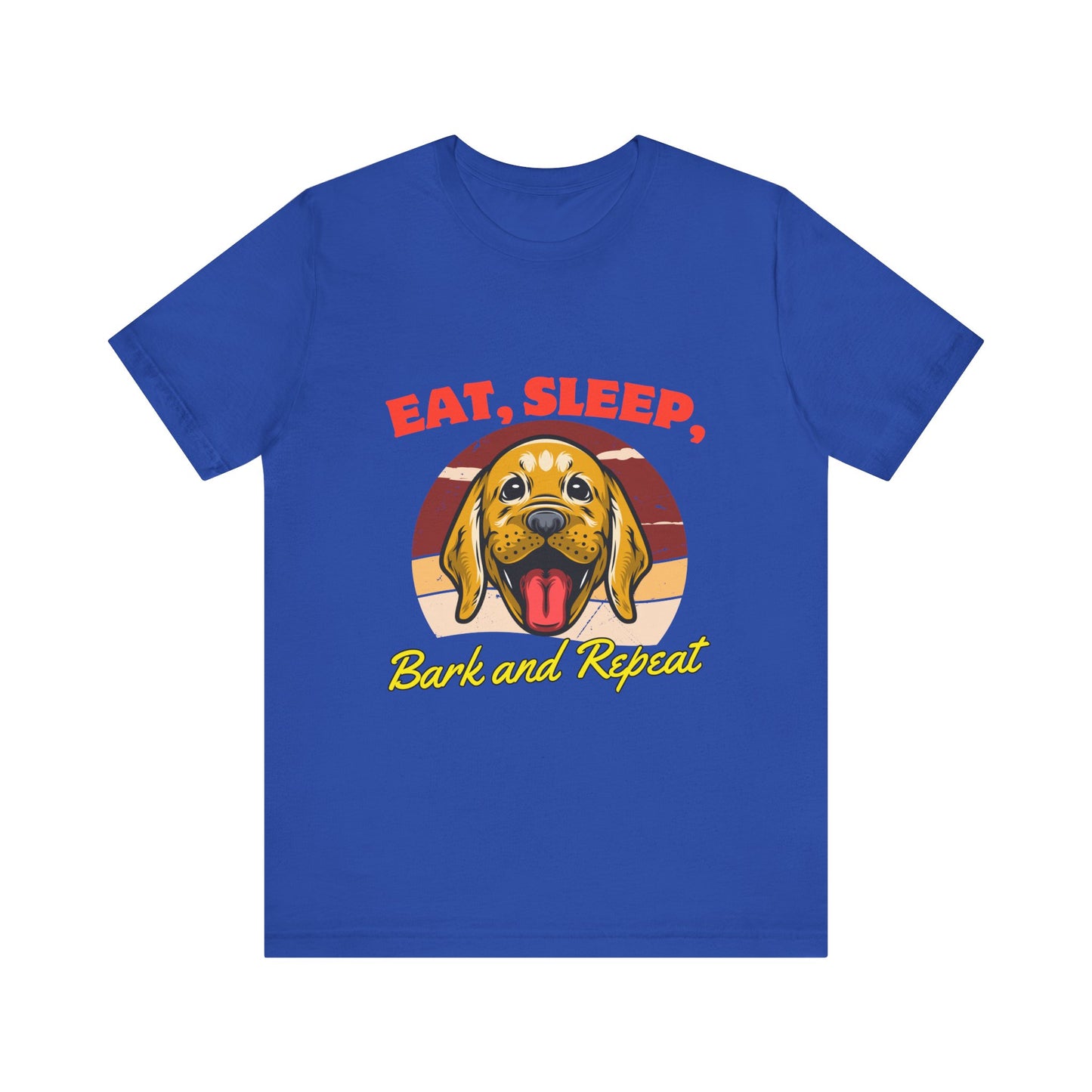 Dog Lover's Eat, Sleep, Bark Tee | Funny Pet T-Shirt, Gift for Dog Owners, Cute Canine Apparel, Dog Mom Shirt, Animal Lover Tops