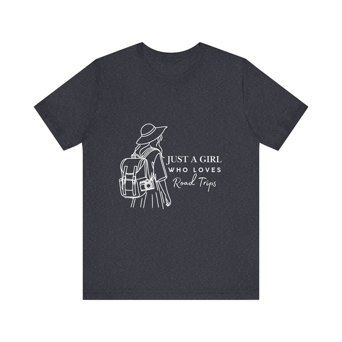 Adventure-Ready Tee for Girls | 'Just a Girl Who Loves Road Trips' | Travel Shirt, Vacation Outfit, Gift for Travelers, Summer [...]