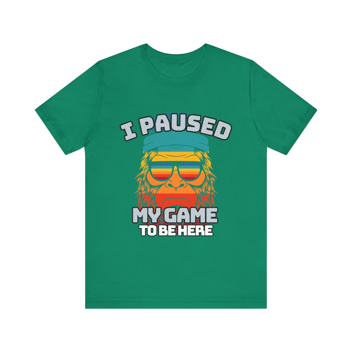 Funny Gamer Tee - I Paused My Game To Be Here, Gaming Shirt, Unisex T-Shirt, Gift for Gamers, Casual Summer Wear, Vintage Gaming Apparel