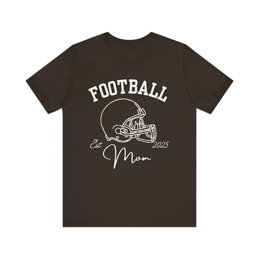 Football Mom Unisex Tee, Sports Fan Shirt, Gift for Moms, Casual Wear, Football Season Apparel, Family Game Day Top
