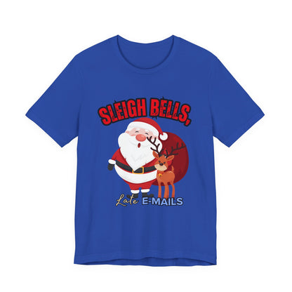 Festive Santa Graphic Tee, Holiday Apparel, Unisex Christmas Shirt, Funny Christmas Gift, Seasonal T-Shirt
