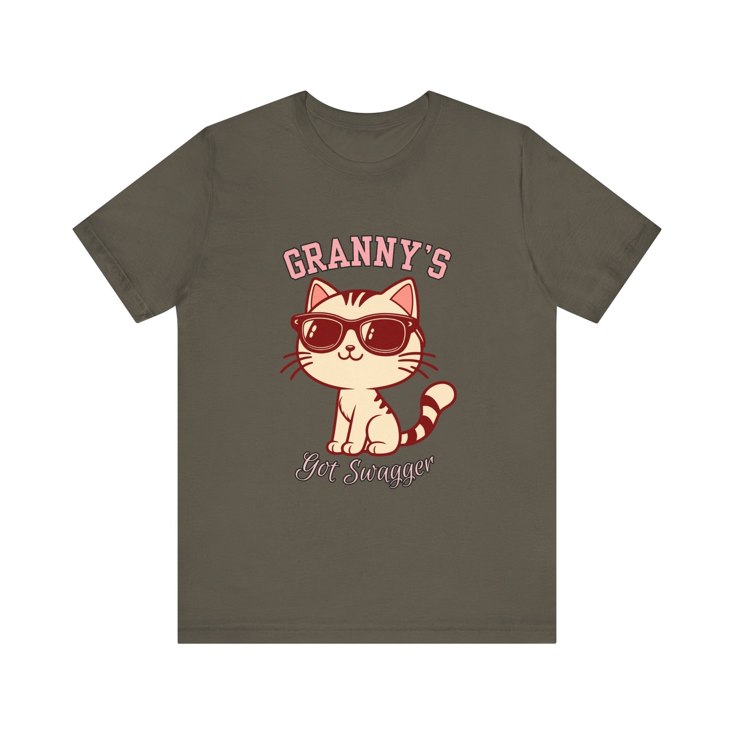 Cool Cat Grandma Tee | Fun Cat Shirt, Gifts for Cat Lovers, Quirky Quote Top, Cat Mom Gift, Casual Wear