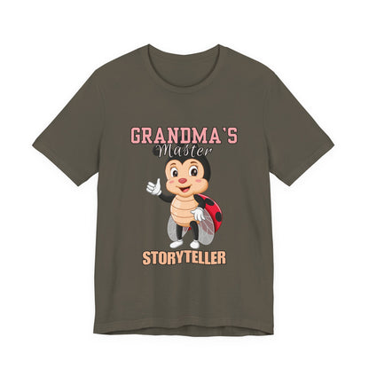 Grandma's Master Storyteller Tee, Unisex Tee, Gift for Grandma, Storyteller Shirt, Children's Storytime Tee, Family Bonding Shirt