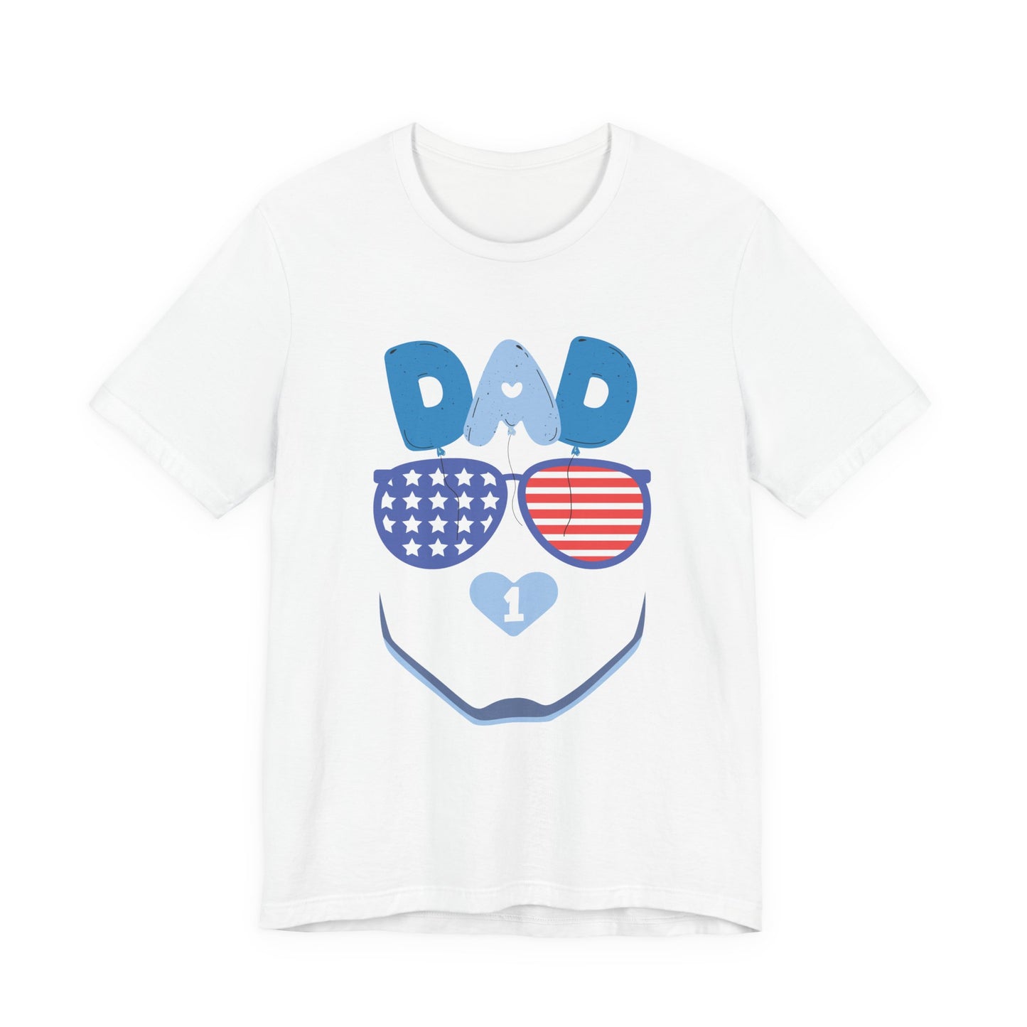 Patriotic Dad Tee, Father's Day Gift, USA Pride Shirt, Unisex Graphic T-Shirt, Summer Casual Wear