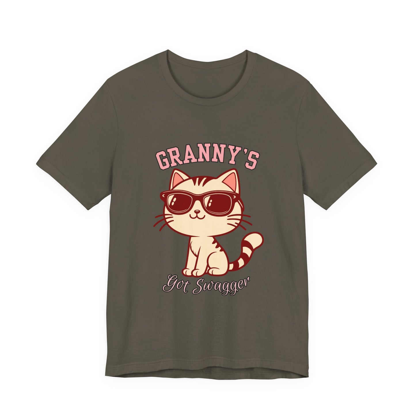 Cool Cat Grandma Tee | Fun Cat Shirt, Gifts for Cat Lovers, Quirky Quote Top, Cat Mom Gift, Casual Wear