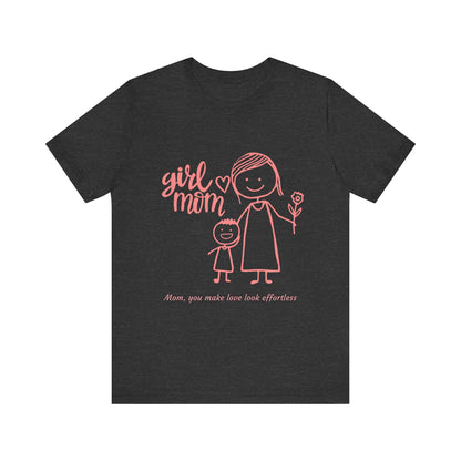 Mom Love Graphic Tee - Cute Mother's Day Gift, Family T-Shirt, Gift for Mom, Cute Apparel, Unisex Shirt