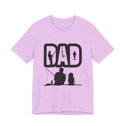 Father and Child Fishing Tee, Perfect Gift for Dads, Fishing Enthusiast Shirt, Father's Day Apparel, Family Bonding Tee