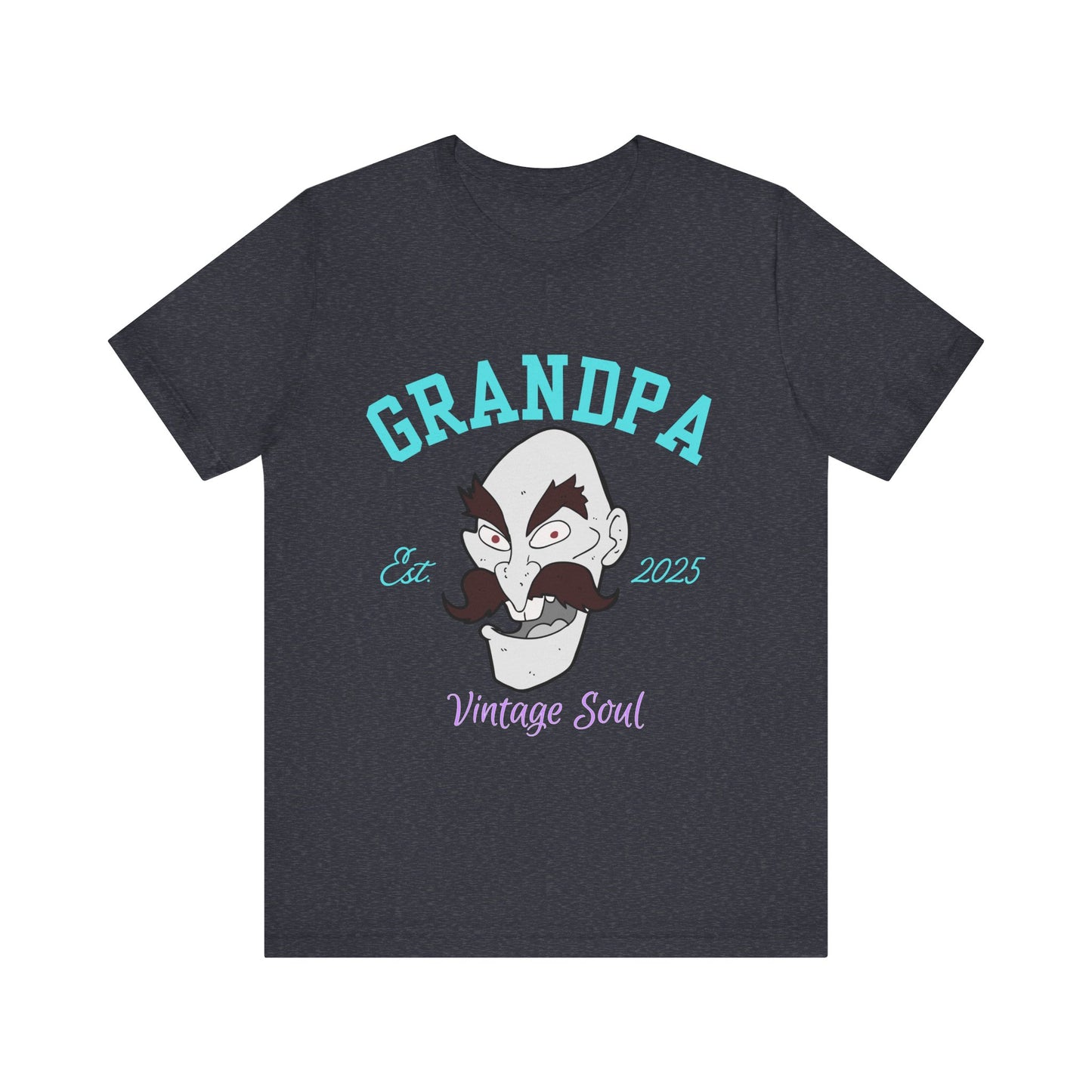 Grandpa Est 2025 Vintage Soul Tee, Funny Grandpa Gift, Unisex T-Shirt, Father's Day, Vintage Style, Gift for Grandpa