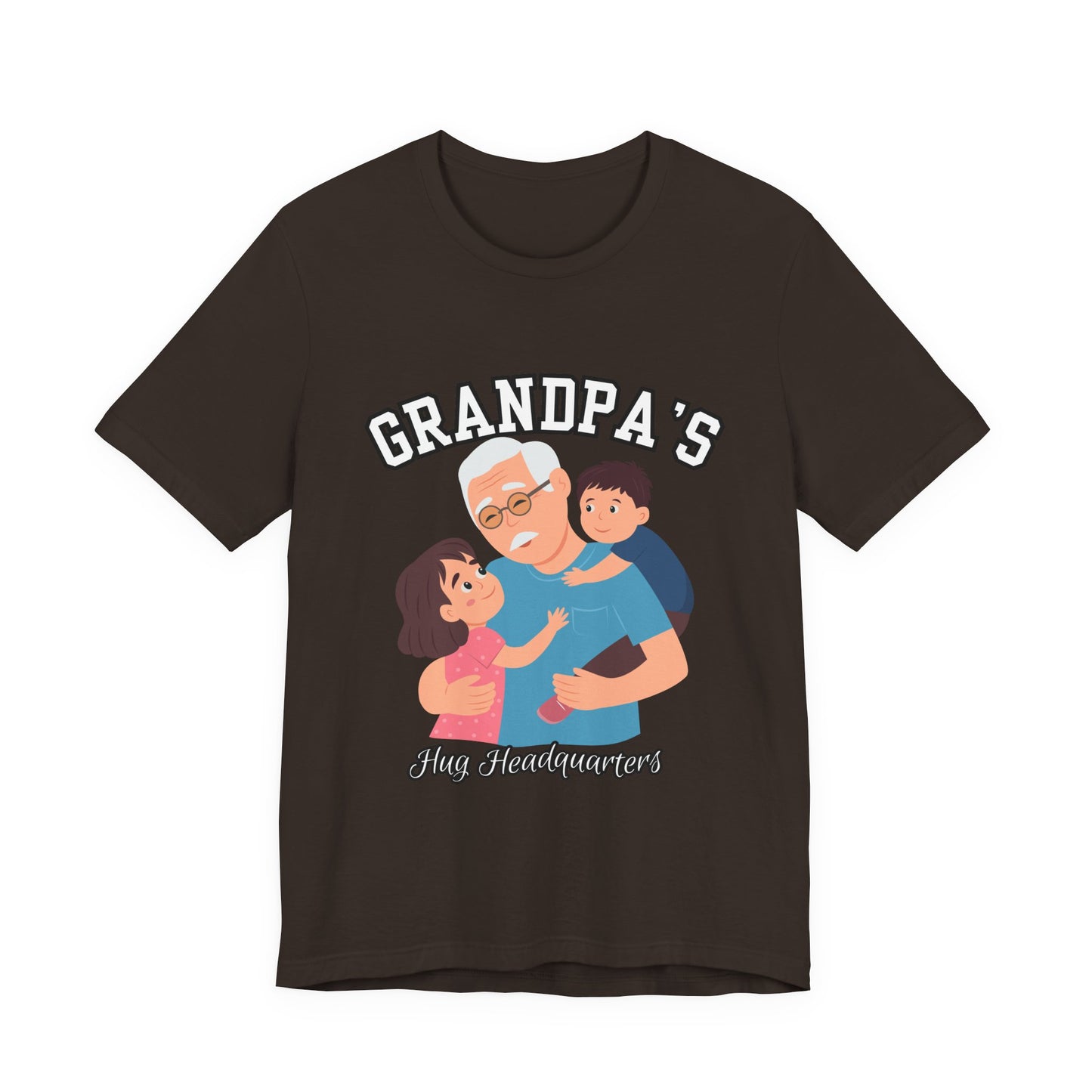 Grandpa's Fun Headquarters Tee | Family Gift, Father's Day, Grandparent's Day, Casual Wear, Cute Graphic Shirt
