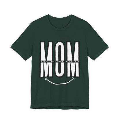 Mom Life Short Sleeve Tee - Perfect Gift for Mothers, Mother's Day, Casual Wear, Family Gatherings, Unique Mom Shirt