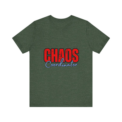 Chaos Coordinator Unisex Jersey Tee | Fun Everyday T-Shirt, Gift for Moms, Family Reunion Wear, Casual Style, Birthday Present
