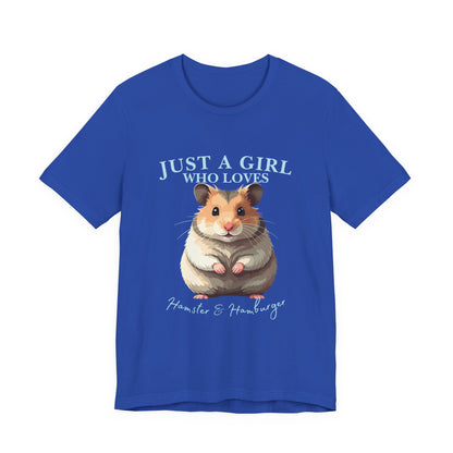 Cute Hamster Lover Tee, Unisex Jersey Short Sleeve Tee, Gifts for Animal Lovers, Pet Owner T-Shirt, Birthday Gift, Hamster Apparel