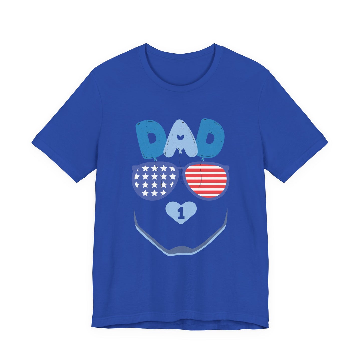 Patriotic Dad Tee, Father's Day Gift, USA Pride Shirt, Unisex Graphic T-Shirt, Summer Casual Wear