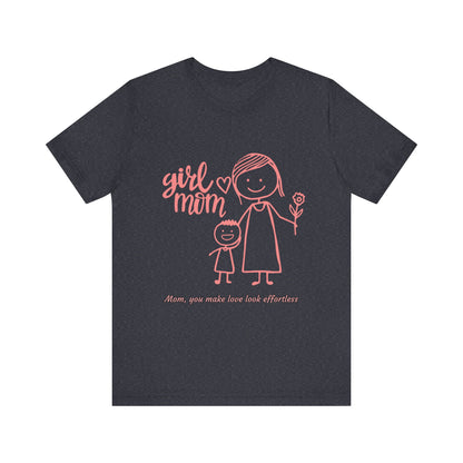 Mom Love Graphic Tee - Cute Mother's Day Gift, Family T-Shirt, Gift for Mom, Cute Apparel, Unisex Shirt