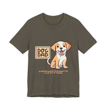 Dog Dad T-Shirt, Perfect Gift for Pet Lovers, Father's Day Apparel, Unisex Casual Tee, Dog Lover Shirt, Cute Dog Dad Design