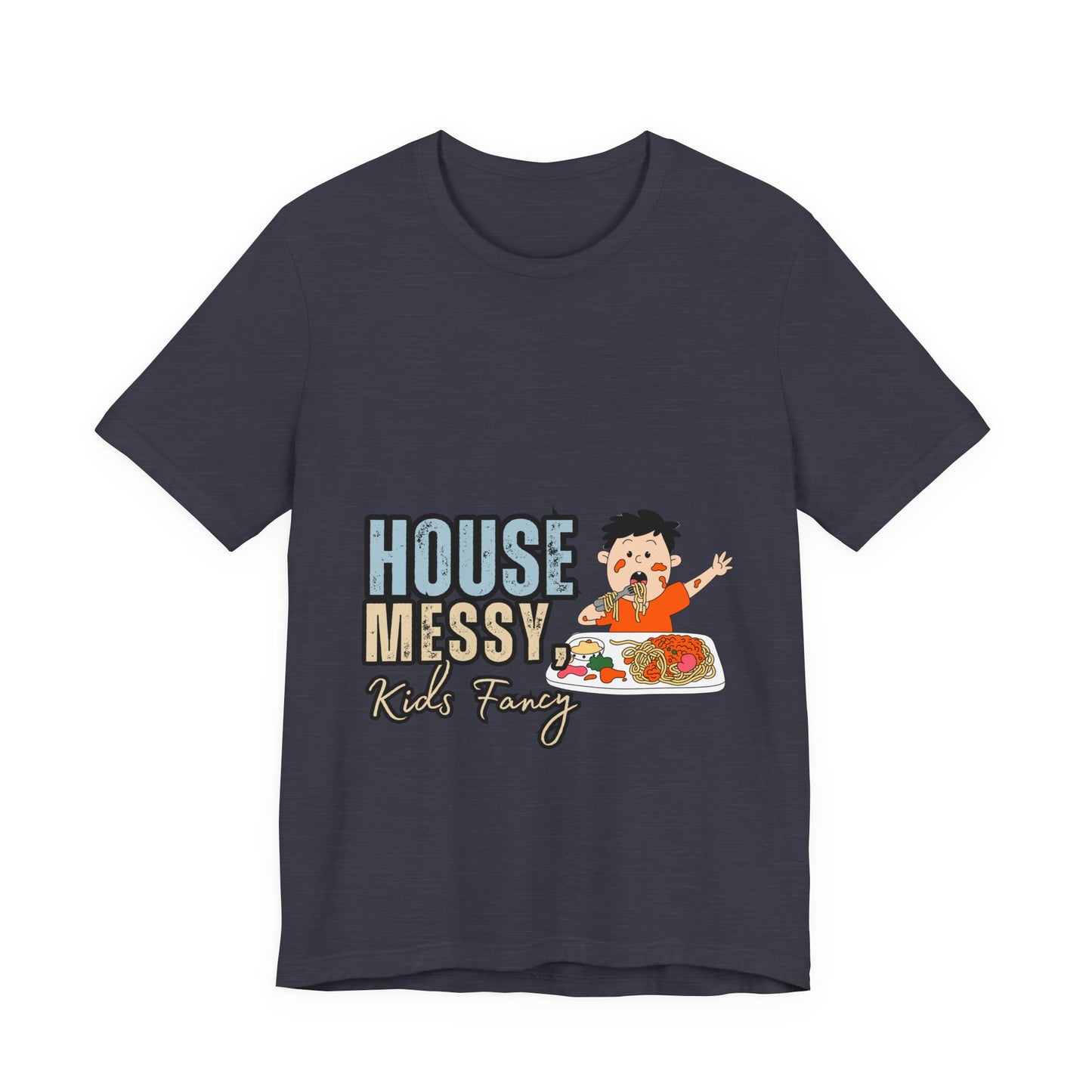 Messy House Kids Funny Tee, Unisex Short Sleeve Shirt, Family Humor Gift, Parenting Humor T-Shirt, Kids Mess T-Shirt