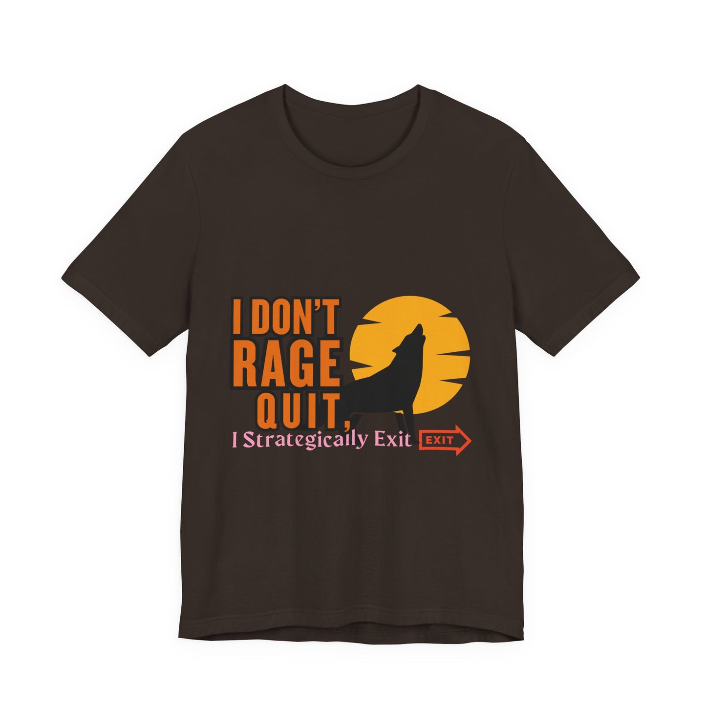 I Don't Rage Quit Unisex Tee, Gamer T-Shirt, Funny Graphic Tee, Casual Wear, Gift for Gamers