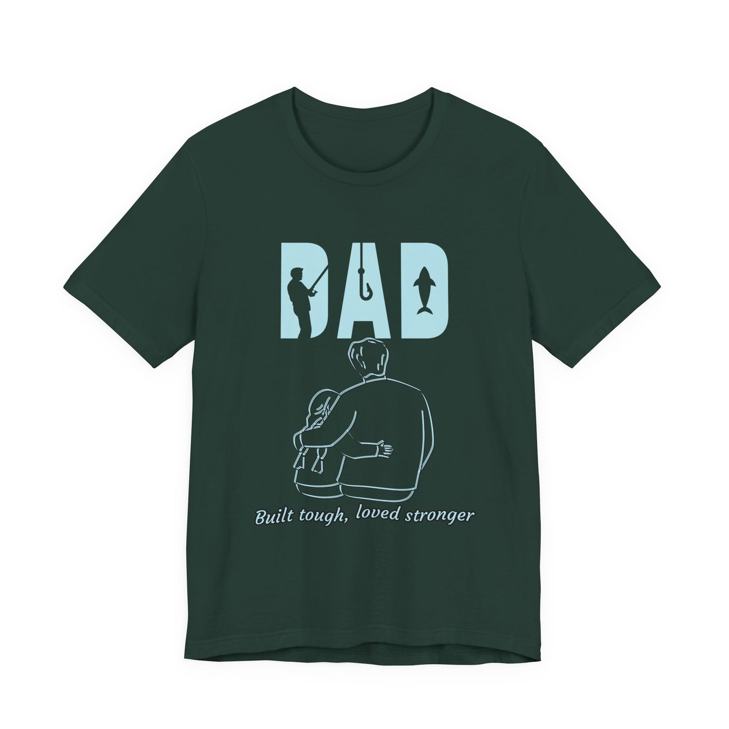 Dad's Love Unisex Tee, Perfect Gift for Father's Day, Birthday, Casualwear, Family Time, Outdoor Adventure