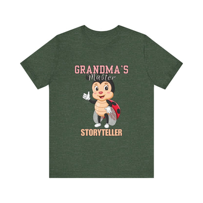 Grandma's Master Storyteller Tee, Unisex Tee, Gift for Grandma, Storyteller Shirt, Children's Storytime Tee, Family Bonding Shirt
