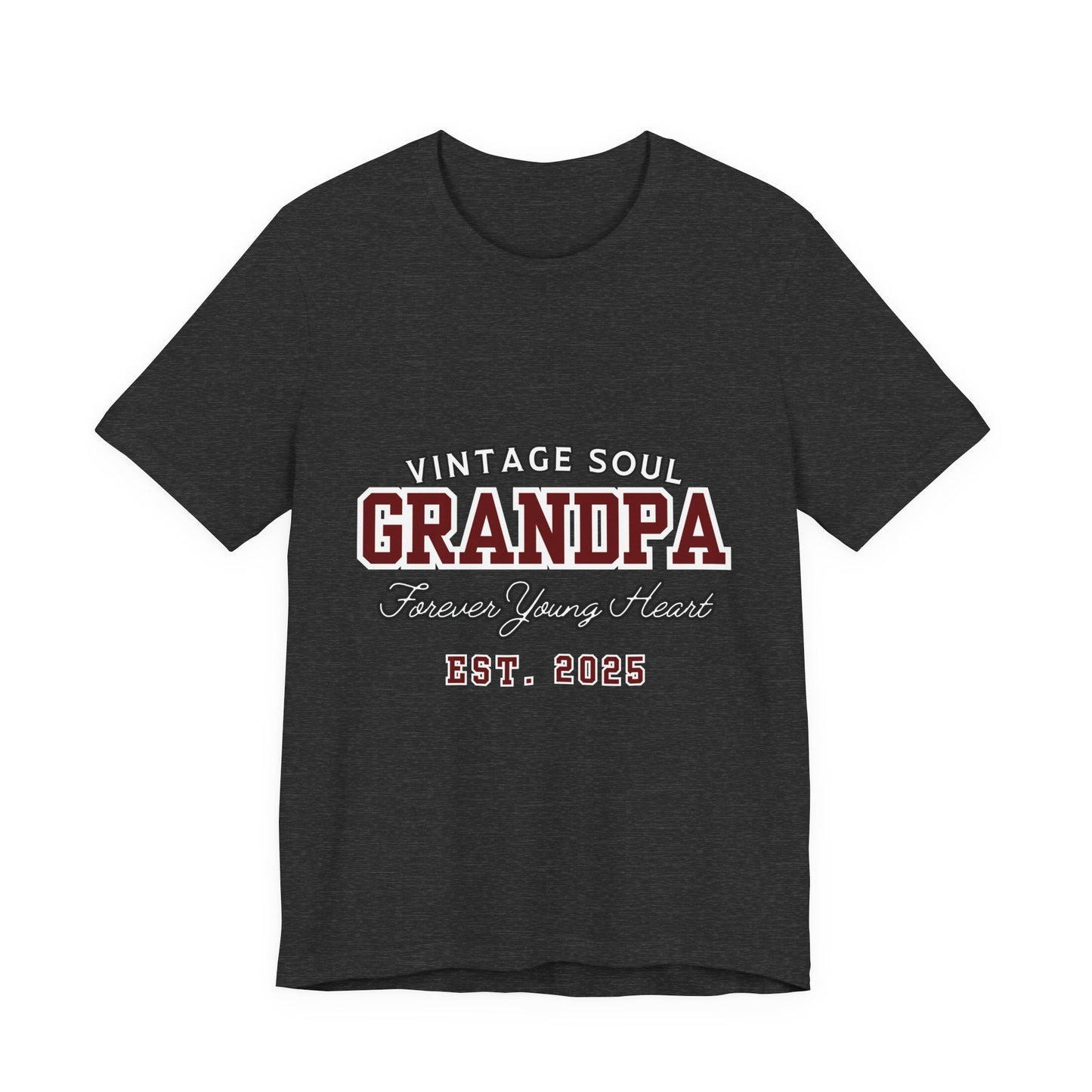Vintage Soul Grandpa Tee | Perfect Gift for New Grandpas, Father's Day Present, Casual Wear, Family Gatherings, Comfortable Style