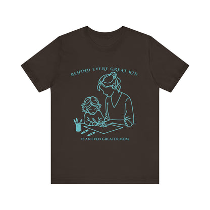 Mom and Child Inspiration Tee, Great Mom T-Shirt, Gift for Moms, Parenting Shirt, Casual Wear, Family Love Top