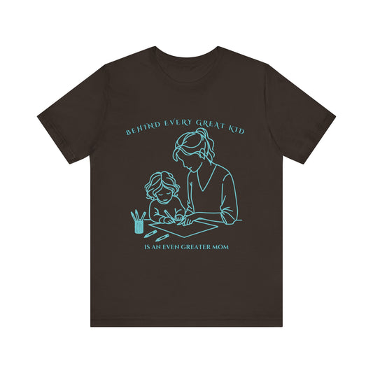 Mom and Child Inspiration Tee, Great Mom T-Shirt, Gift for Moms, Parenting Shirt, Casual Wear, Family Love Top