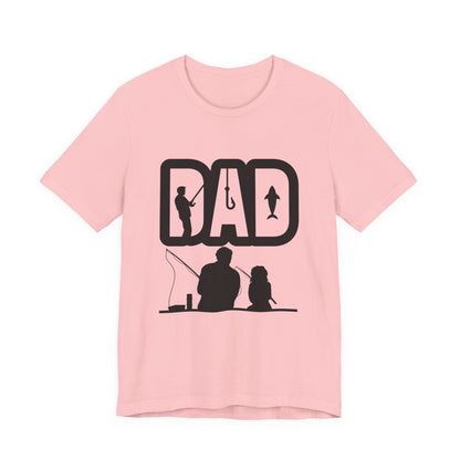 Father and Child Fishing Tee, Perfect Gift for Dads, Fishing Enthusiast Shirt, Father's Day Apparel, Family Bonding Tee