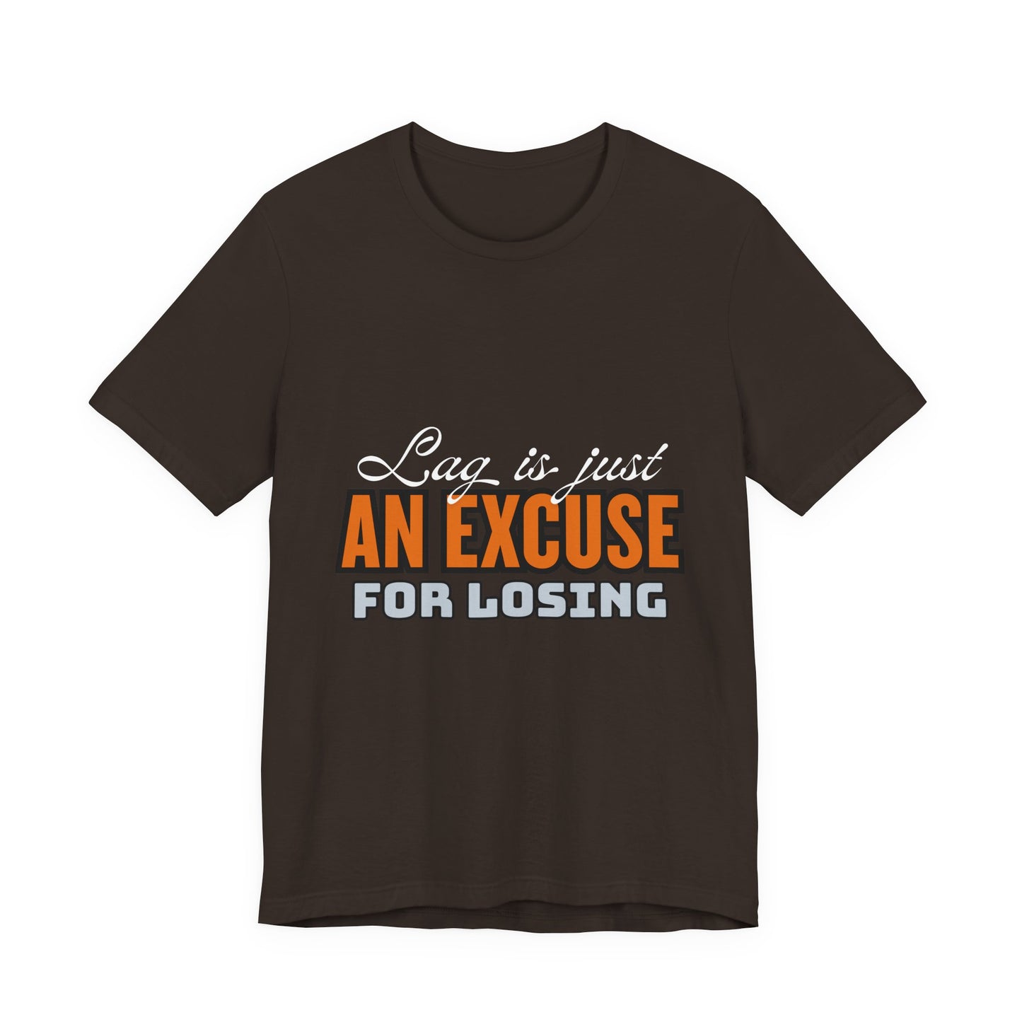 Motivational Fitness Tee, Unisex Jersey Short Sleeve Tee - 'Laziness is just an excuse for losing', Workout Apparel, Gym Shirt, Gift [...]