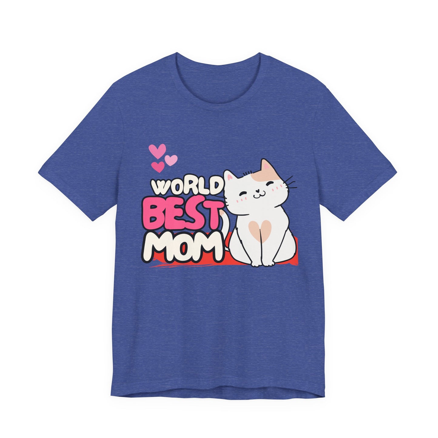 World's Best Mom Kitty Cat Tee, Unisex T-Shirt for Cat Lovers, Mother's Day Gift, Casual Wear, Kids and Moms Matching Shirts, Cute Pet Lover [...]