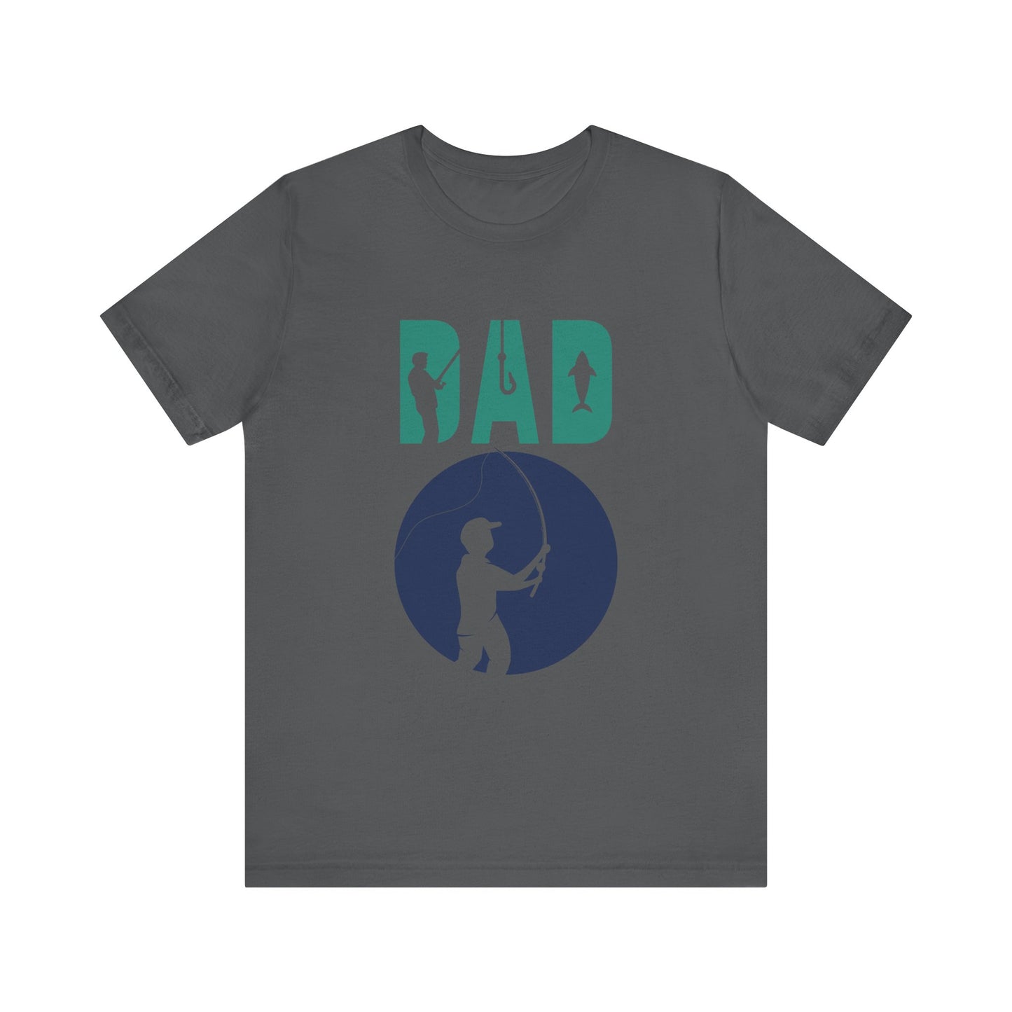 Fishing Dad Tee - Unisex Jersey Short Sleeve T-Shirt for Father's Day, Fishing Lover Gift, Dad's Birthday, Casual Wear, Gift for Him