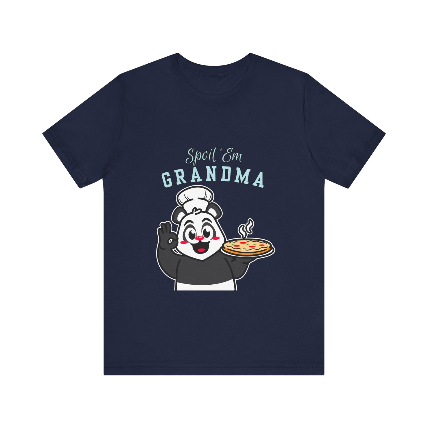 Cute Grandma Cooking Tee, Fun Family Gift, Unisex T-Shirt, Cute Chef Panda Design, Birthday, Mother's Day, Casual Wear