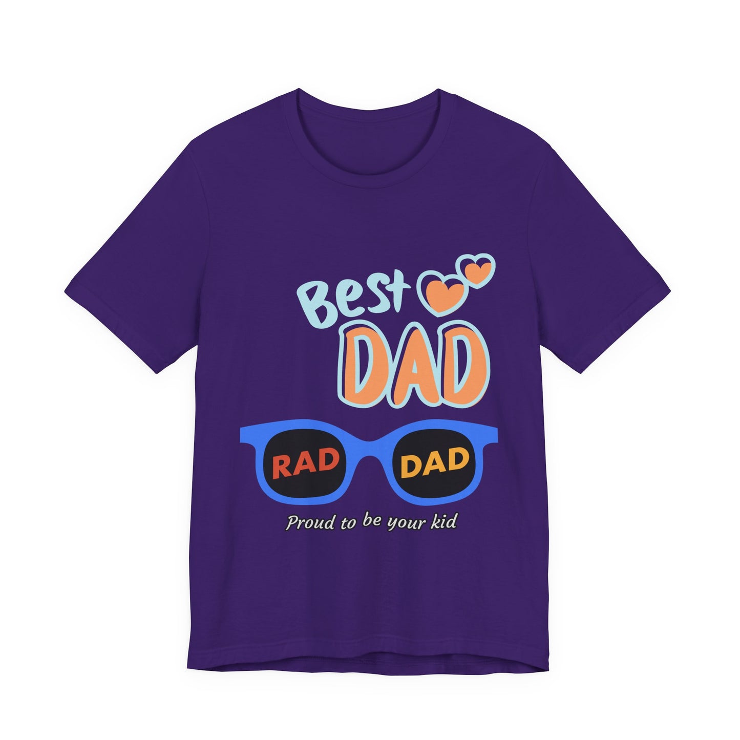 Best Dad Jersey Tee, Unisex T-Shirt, Father's Day Gift, Dad Humor Tee, Sunglasses Design Shirt, Proud to be Your Kid