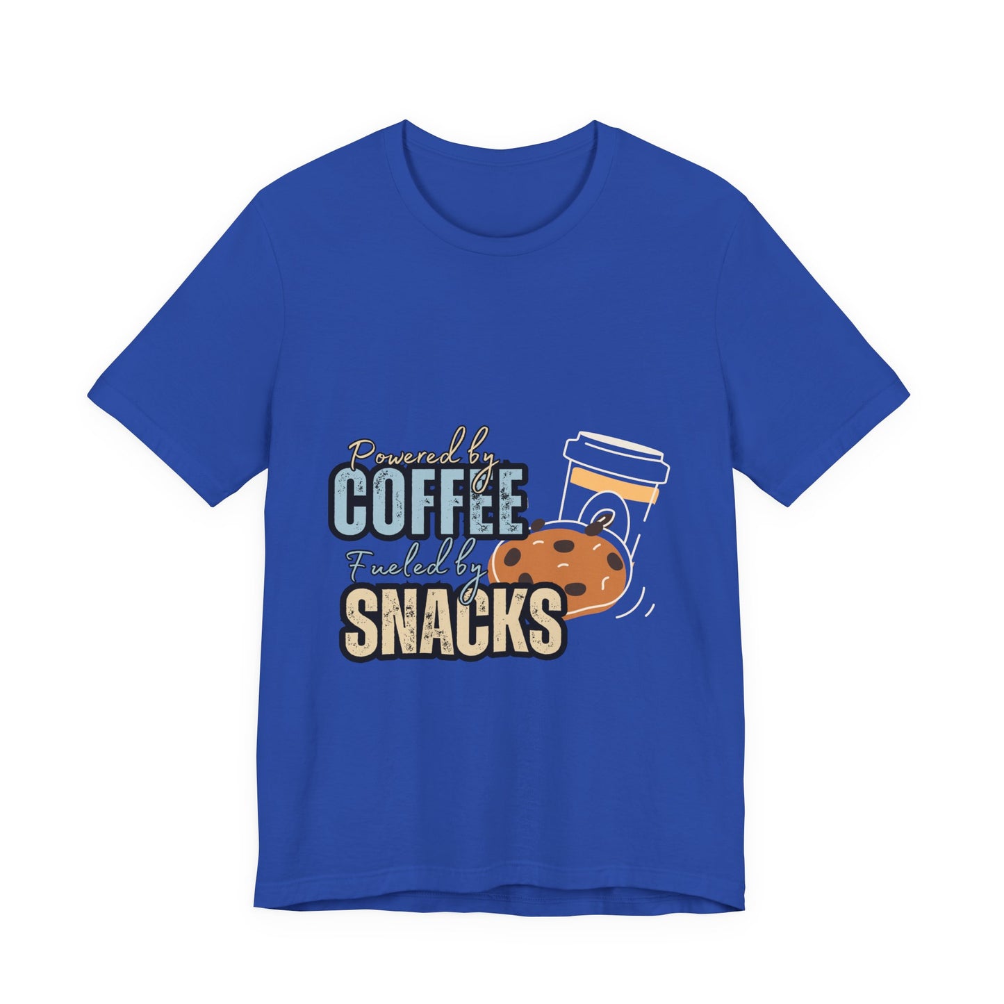 Coffee & Snacks Unisex Tee | Fun Graphic Shirt | Perfect for Coffee Lovers | Kitchen Gift | Foodie Apparel