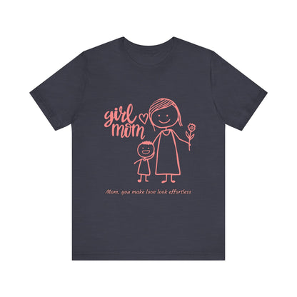 Mom Love Graphic Tee - Cute Mother's Day Gift, Family T-Shirt, Gift for Mom, Cute Apparel, Unisex Shirt