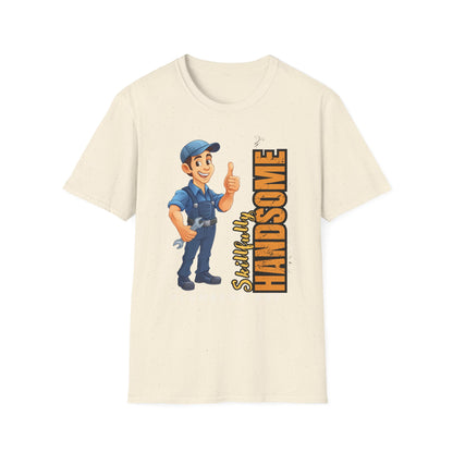 Plumber Handsomeness Unisex T-Shirt | Perfect Gift for Birthdays, Father's Day, Casual Wear, Dad Humor, Softstyle Tee