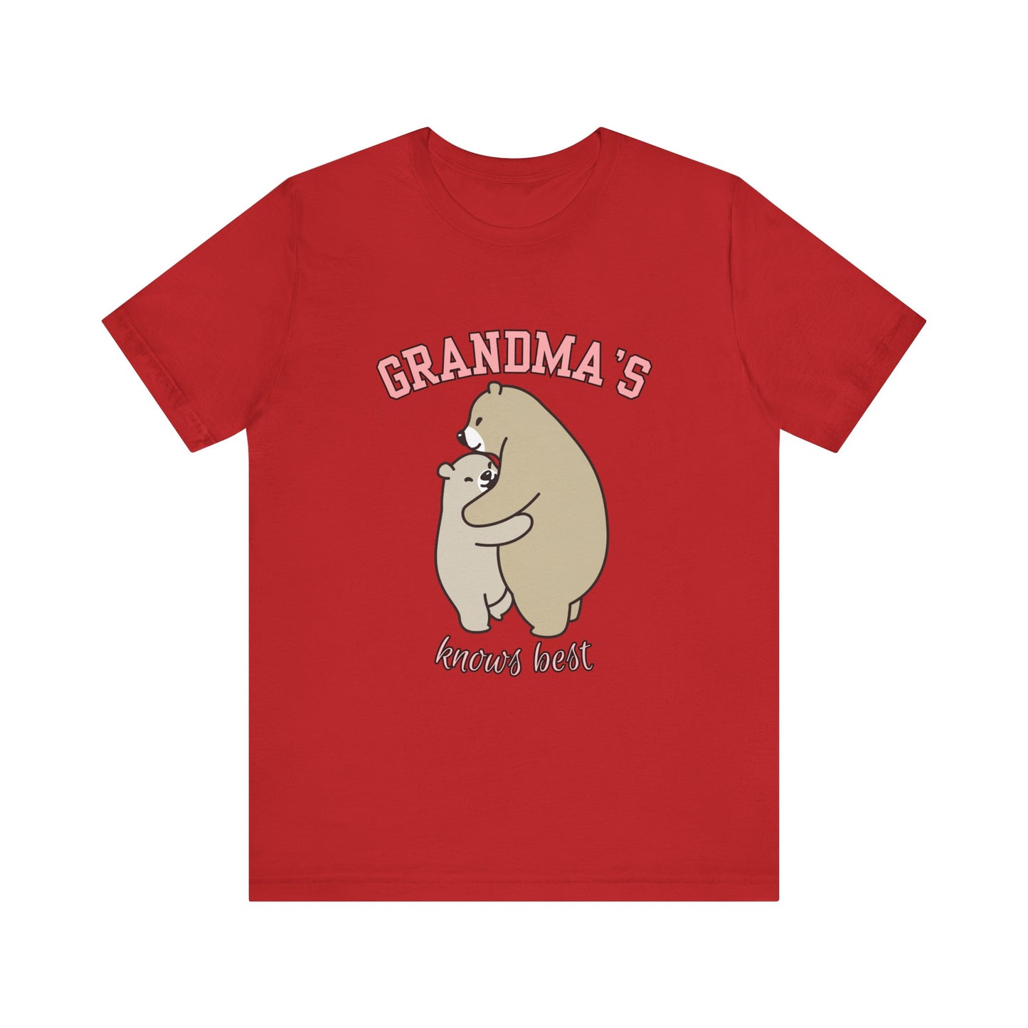 Grandma's Bears Unisex Short Sleeve Tee, Cute T-Shirt for Grandma, Gift for Grandparents, Birthday Gift, Family Matching Outfits