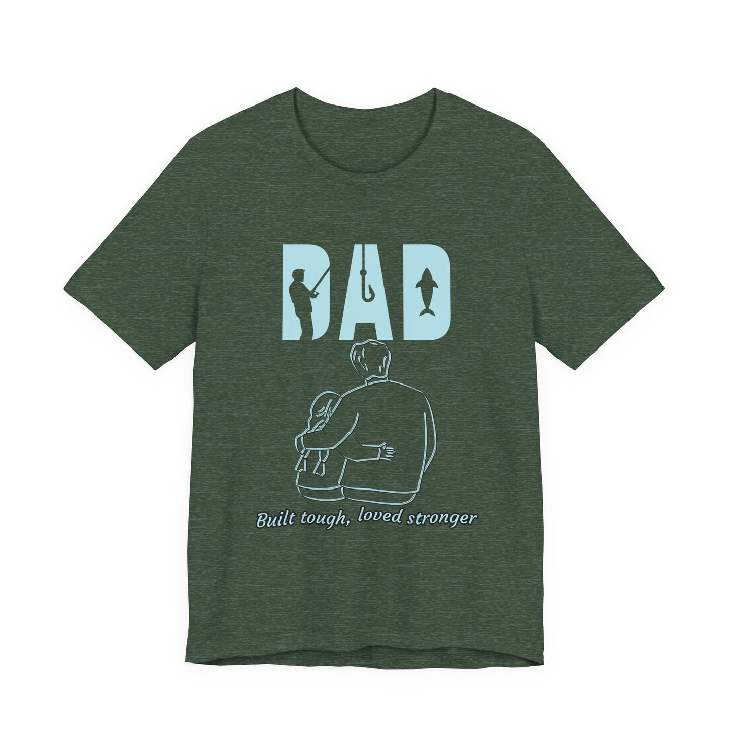 Dad's Love Unisex Tee, Perfect Gift for Father's Day, Birthday, Casualwear, Family Time, Outdoor Adventure