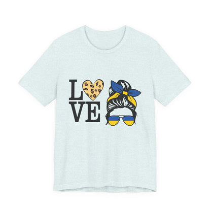 Stylish Love Graphic Tee, Casual Shirt, Gift for Her, Summer Fashion, Trendy Outfit, Valentine's Day, Birthday Gift