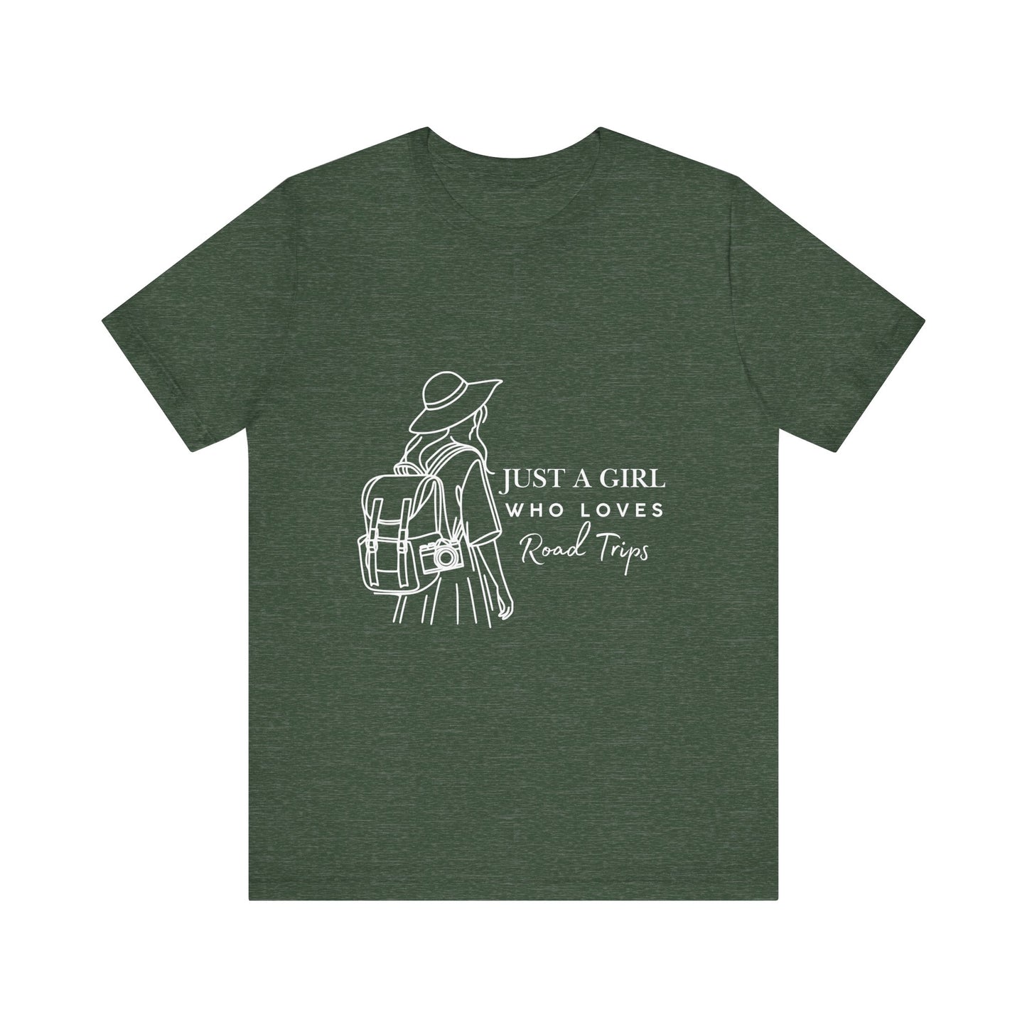 Adventure-Ready Tee for Girls | 'Just a Girl Who Loves Road Trips' | Travel Shirt, Vacation Outfit, Gift for Travelers, Summer [...]