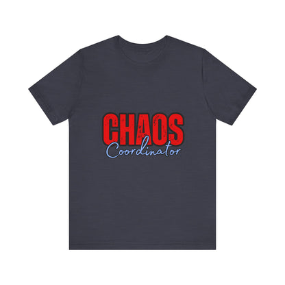 Chaos Coordinator Unisex Jersey Tee | Fun Everyday T-Shirt, Gift for Moms, Family Reunion Wear, Casual Style, Birthday Present