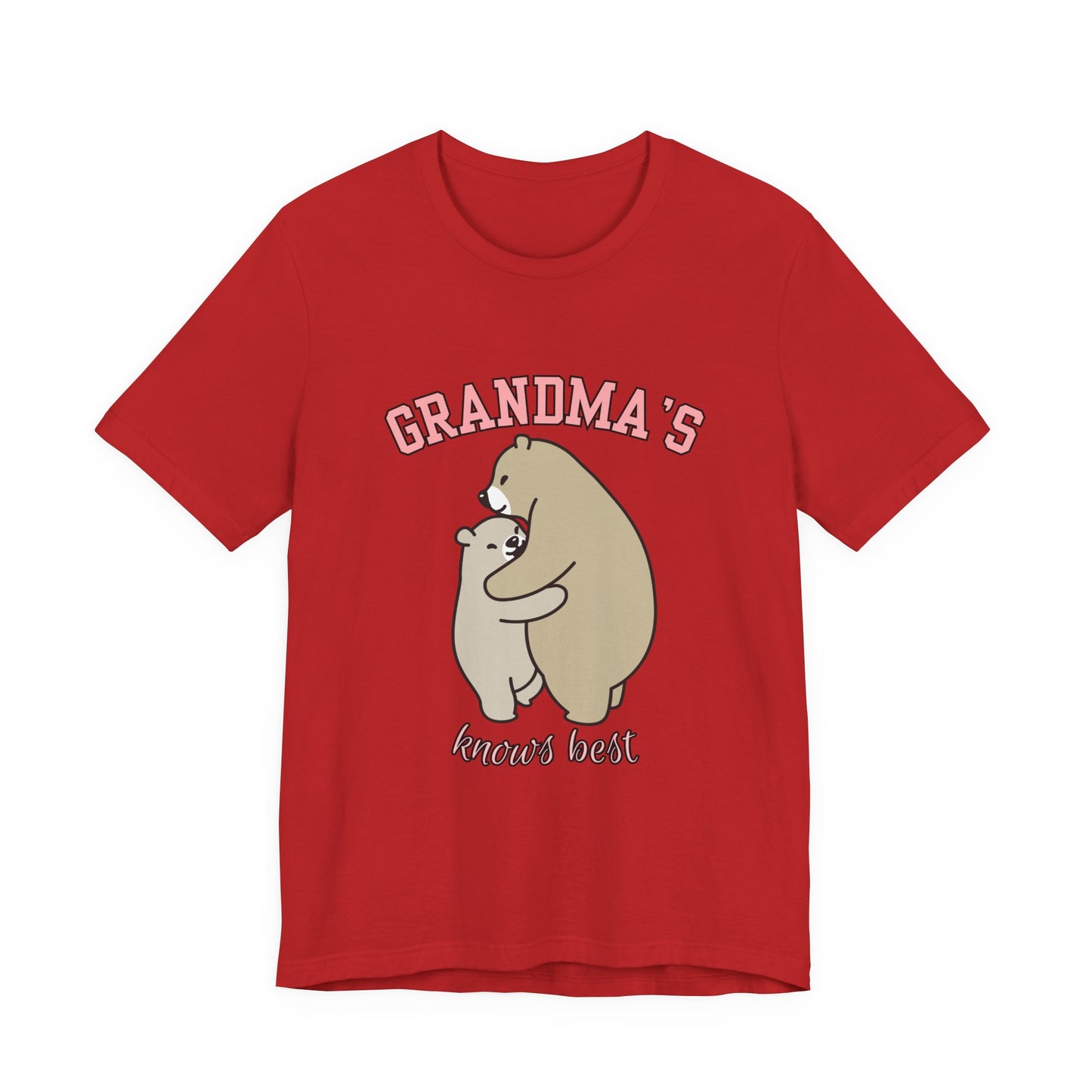 Grandma's Bears Unisex Short Sleeve Tee, Cute T-Shirt for Grandma, Gift for Grandparents, Birthday Gift, Family Matching Outfits