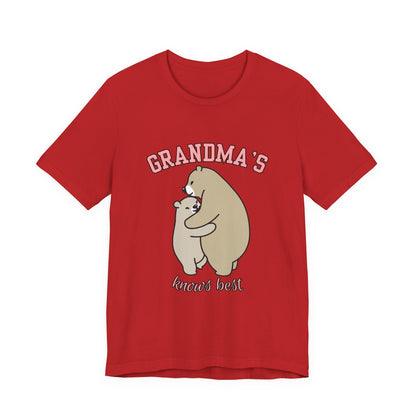 Grandma's Bears Unisex Short Sleeve Tee, Cute T-Shirt for Grandma, Gift for Grandparents, Birthday Gift, Family Matching Outfits